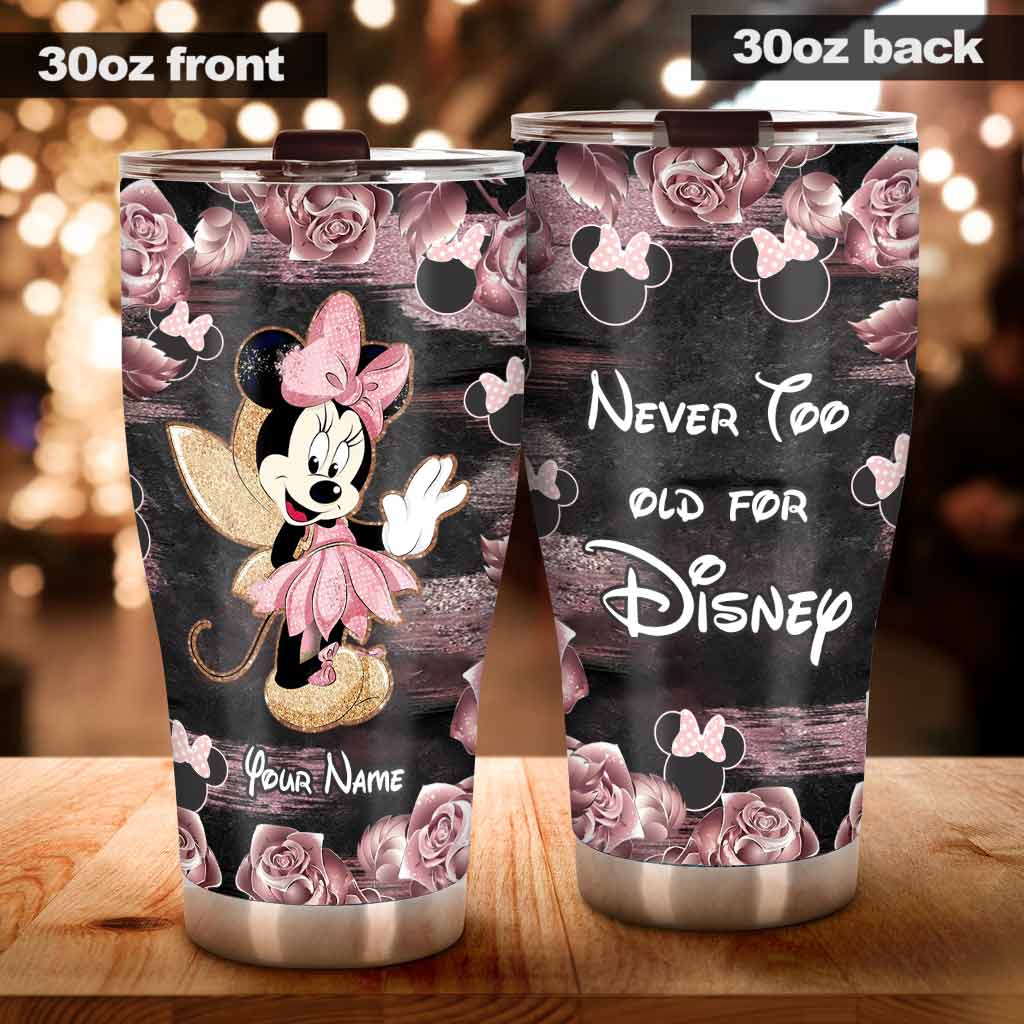 Little Pink Mouse Ears - Personalized Tumbler