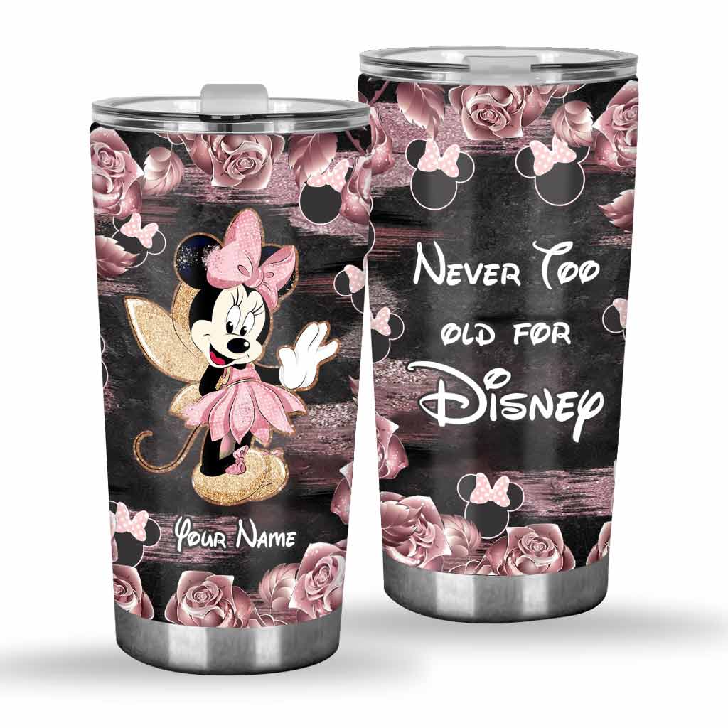 Little Pink Mouse Ears - Personalized Tumbler