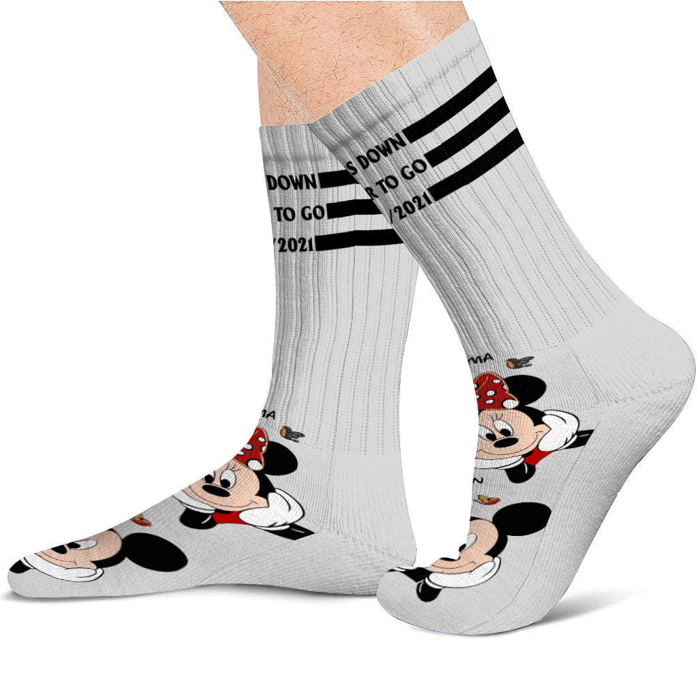 Forever To Go - Personalized Mouse Socks