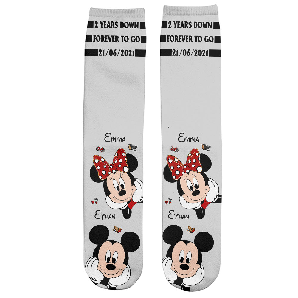 Forever To Go - Personalized Mouse Socks