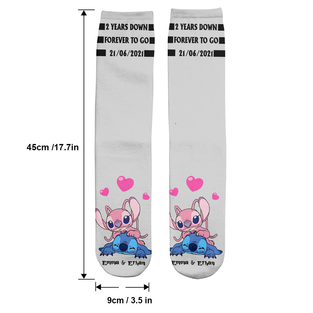 Forever To Go - Personalized Ohana Socks