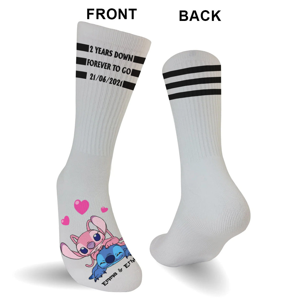 Forever To Go - Personalized Ohana Socks
