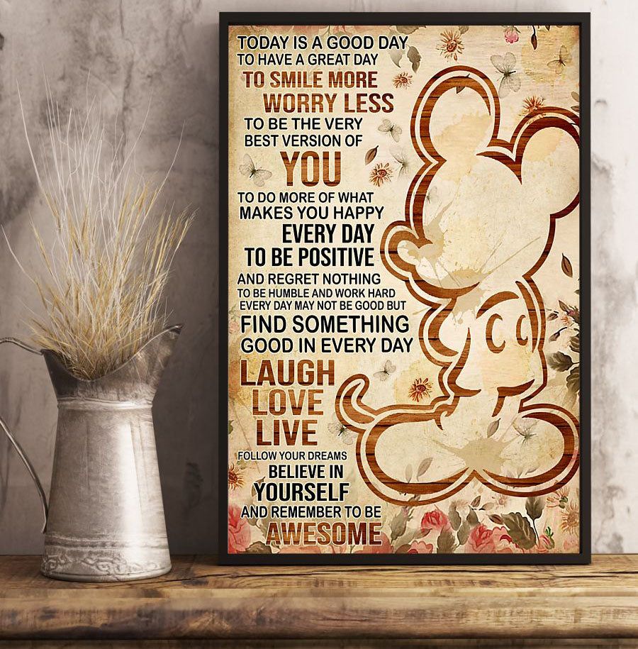 Today Is A Good Day - Mouse Poster
