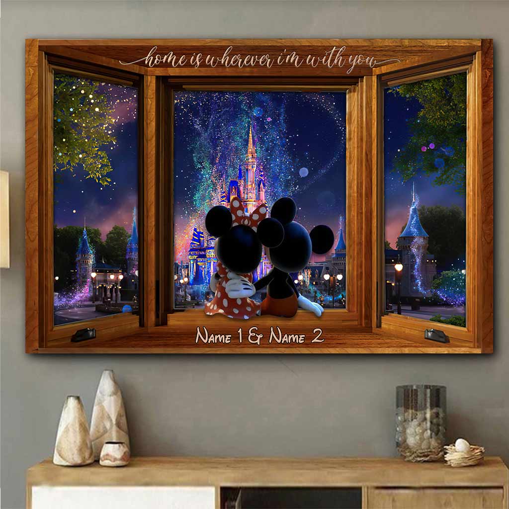 Home Is Wherever I Am With You - Personalized Mouse Poster