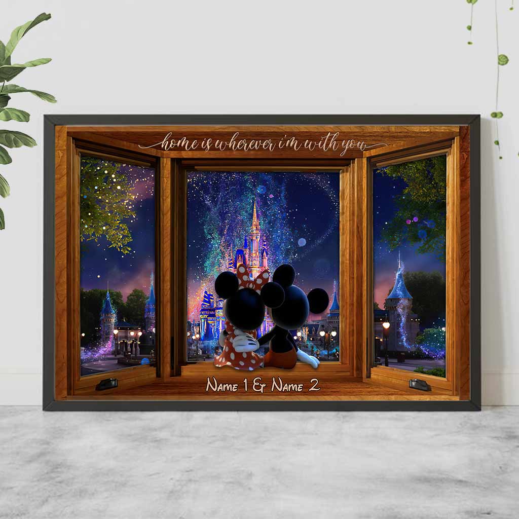 Home Is Wherever I Am With You - Personalized Mouse Poster