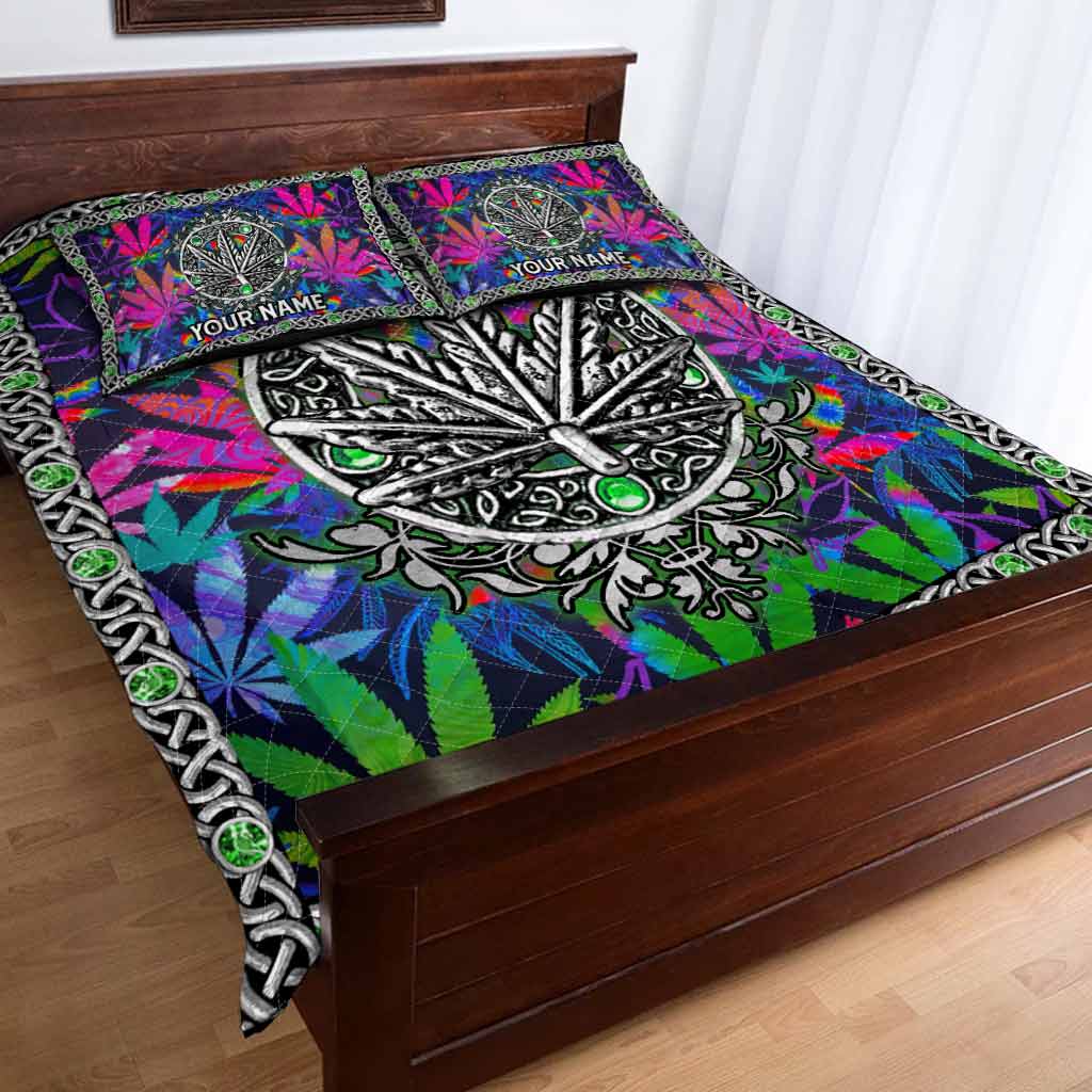 High Life - Personalized Weed Quilt Set
