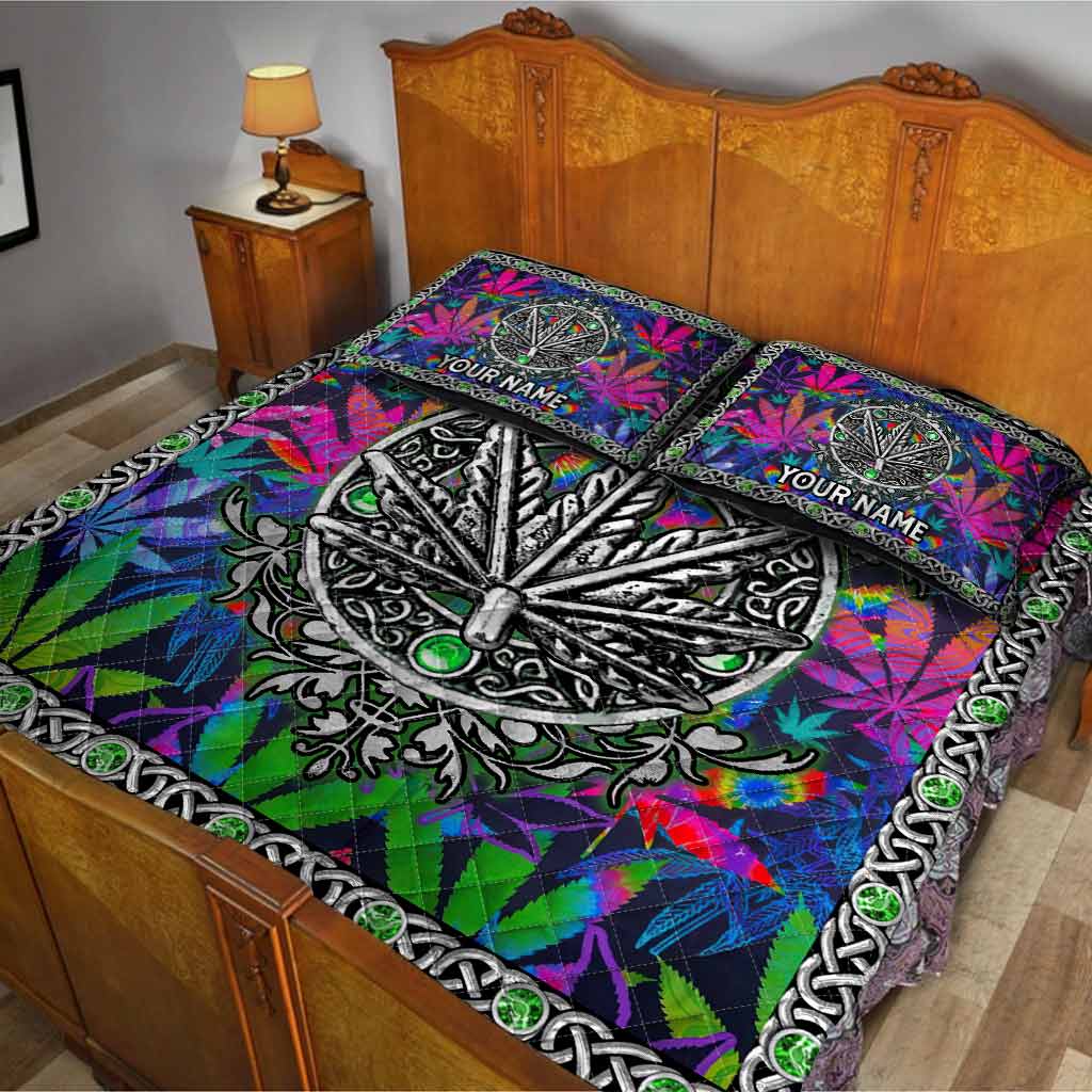 High Life - Personalized Weed Quilt Set