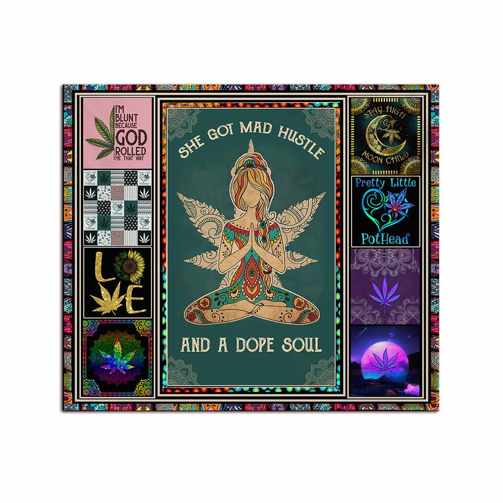 A Dope Soul - Weed Wall Tapestry