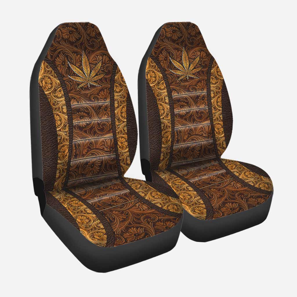 Let's Get Lit Weed - Seat Covers