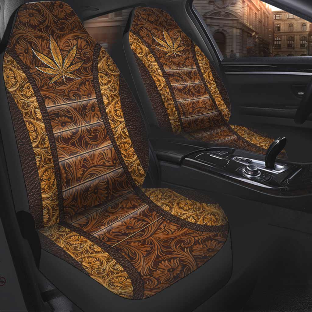 Let's Get Lit Weed - Seat Covers
