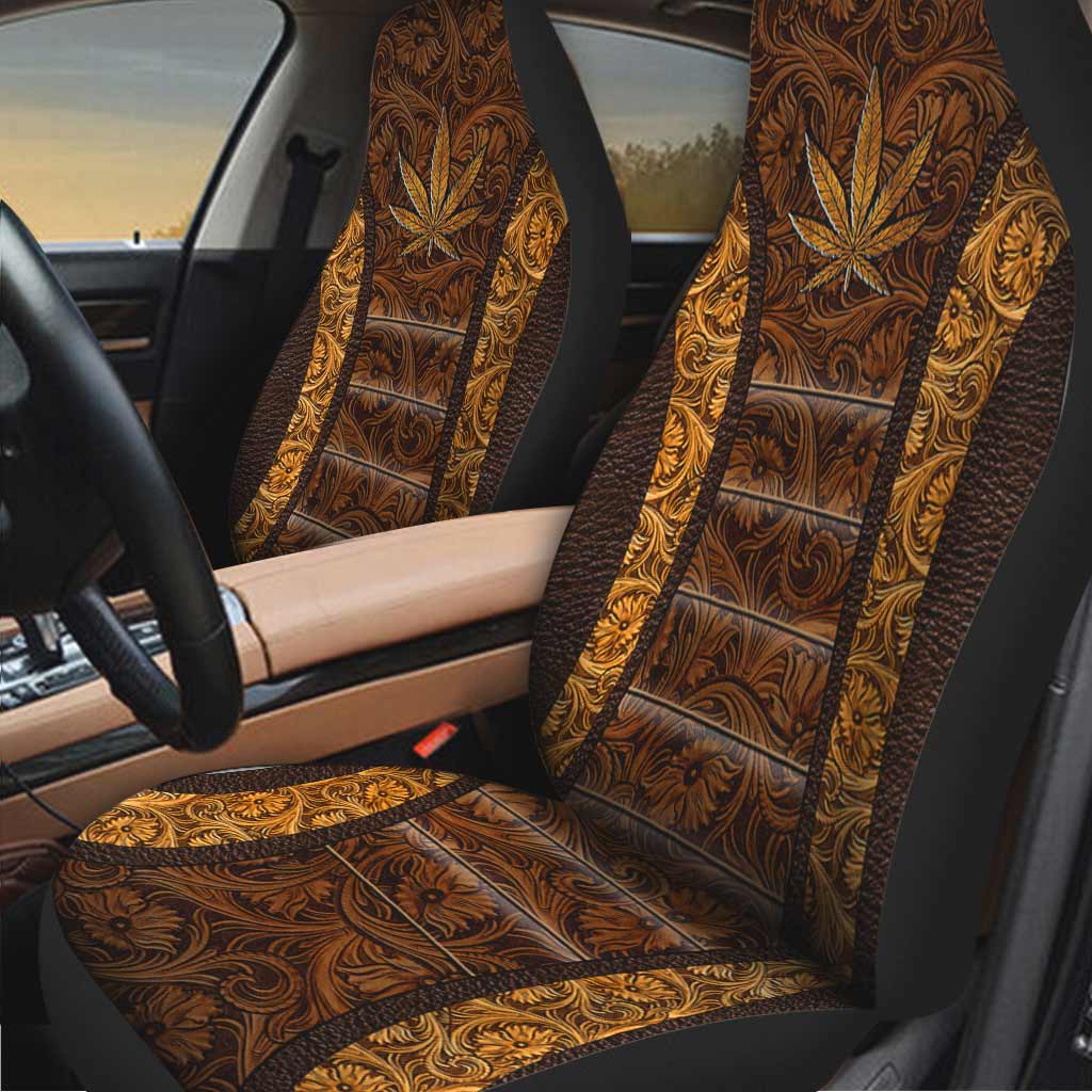 Let's Get Lit Weed - Seat Covers