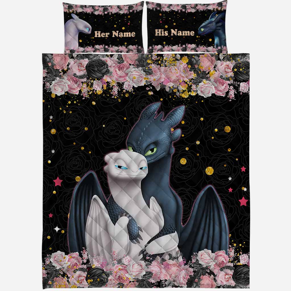 Magic Love Story - Personalized Quilt Set