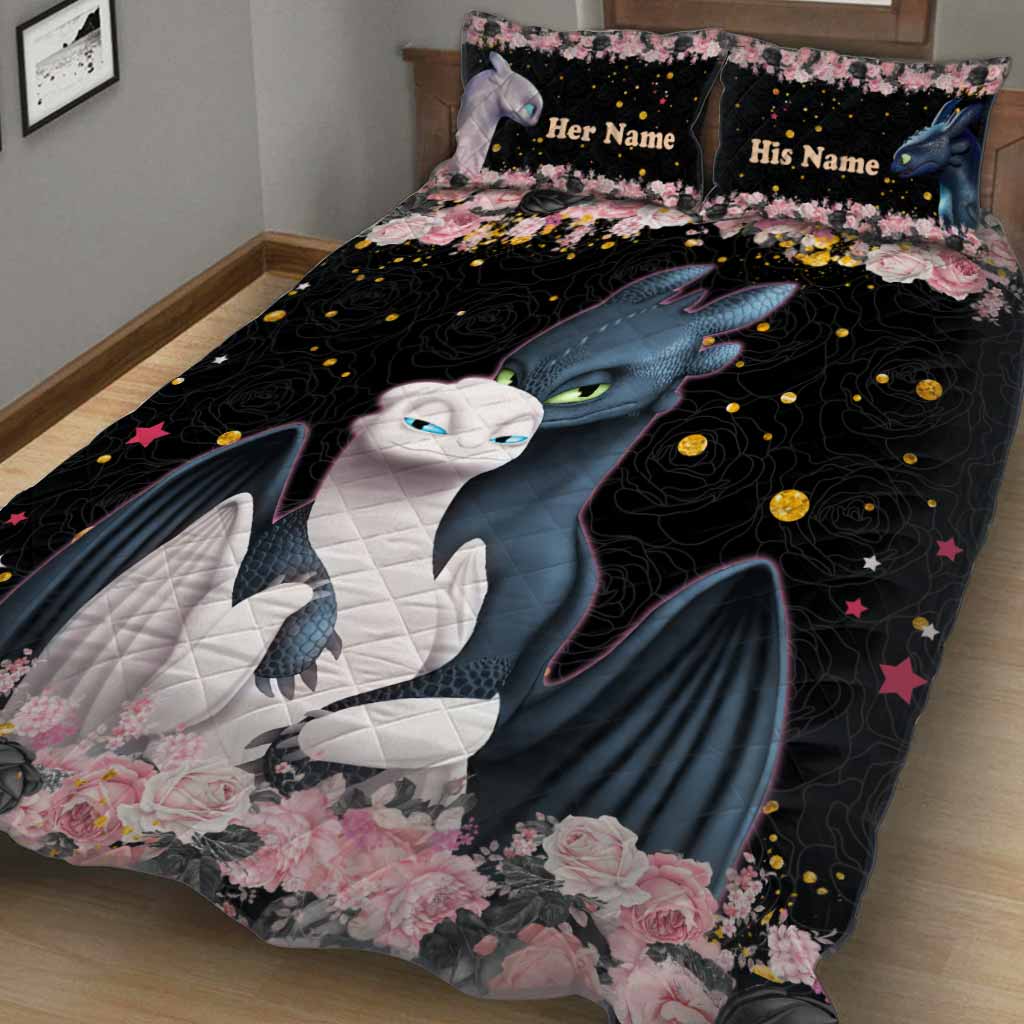 Magic Love Story - Personalized Quilt Set