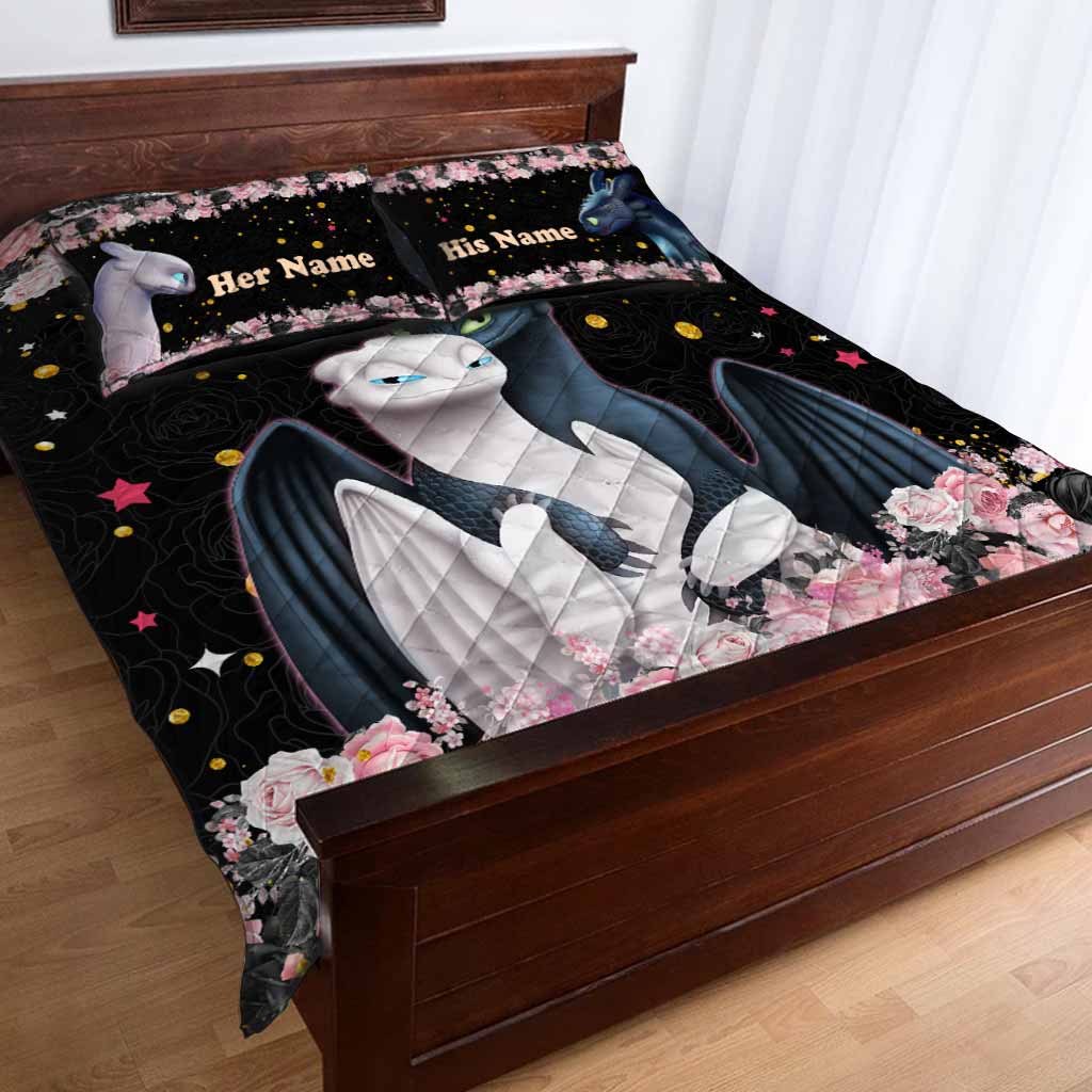 Magic Love Story - Personalized Quilt Set