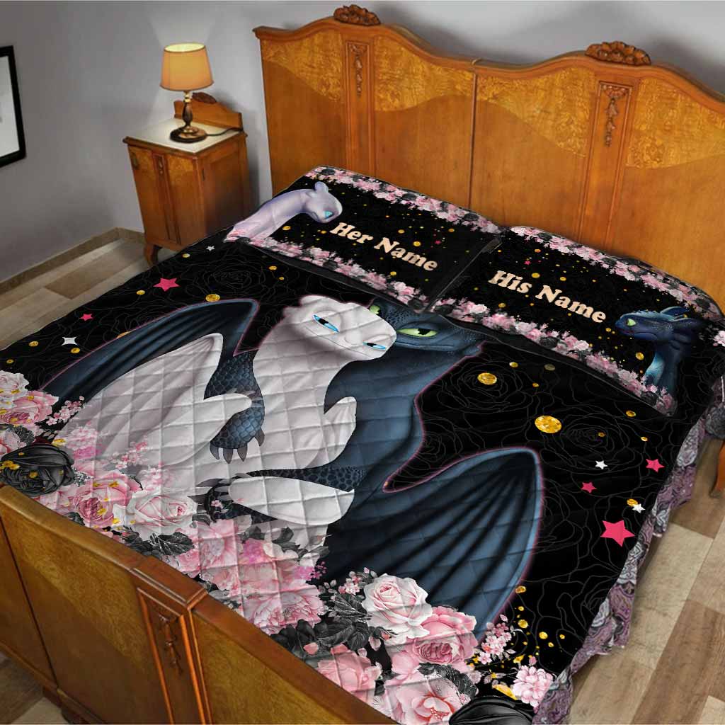 Magic Love Story - Personalized Quilt Set