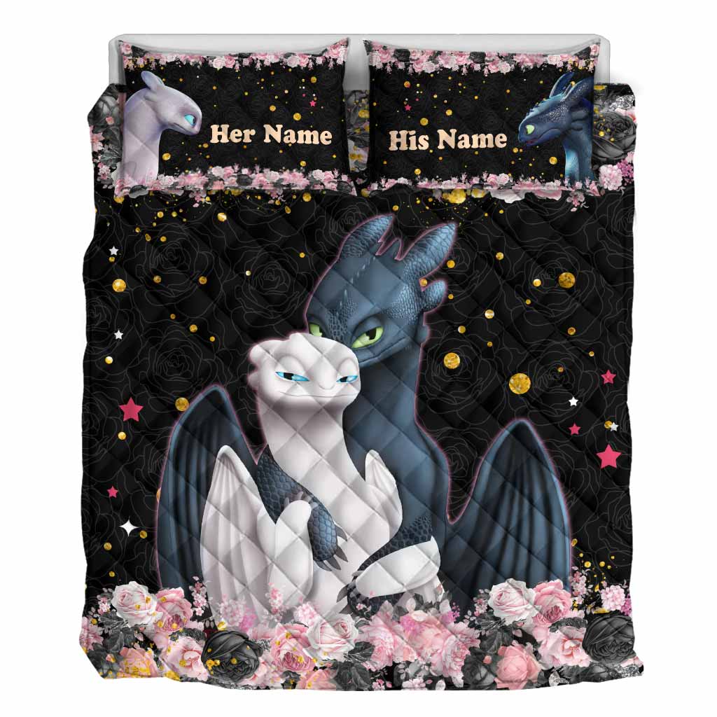 Magic Love Story - Personalized Quilt Set