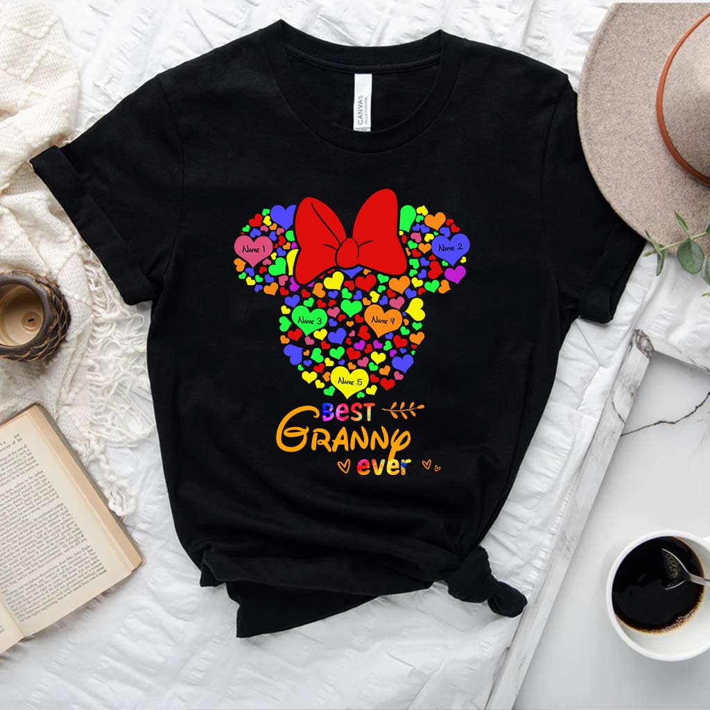Best Grandma Ever - Personalized Mother's Day Mouse T-shirt and Hoodie