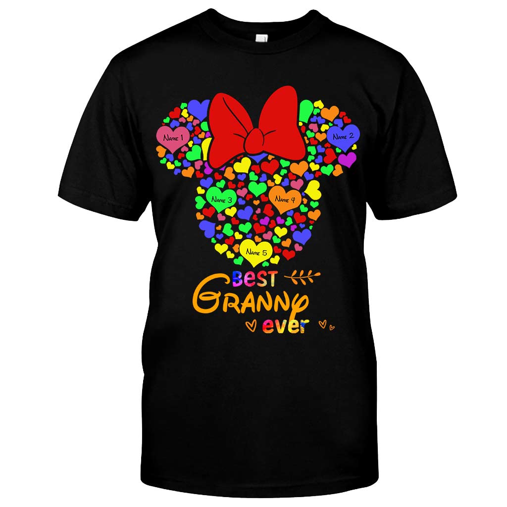 Best Grandma Ever - Personalized Mother's Day Mouse T-shirt and Hoodie