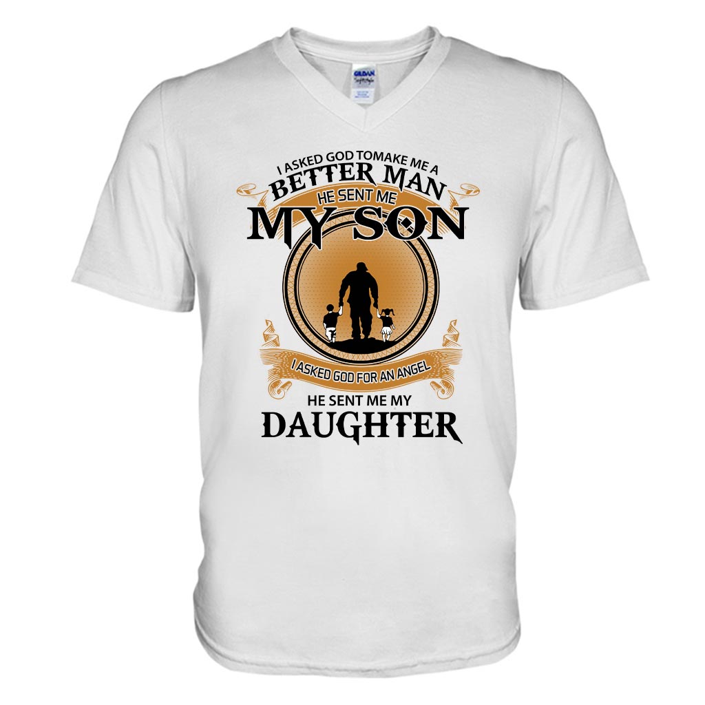 I Asked God - Father T-shirt And Hoodie 072021