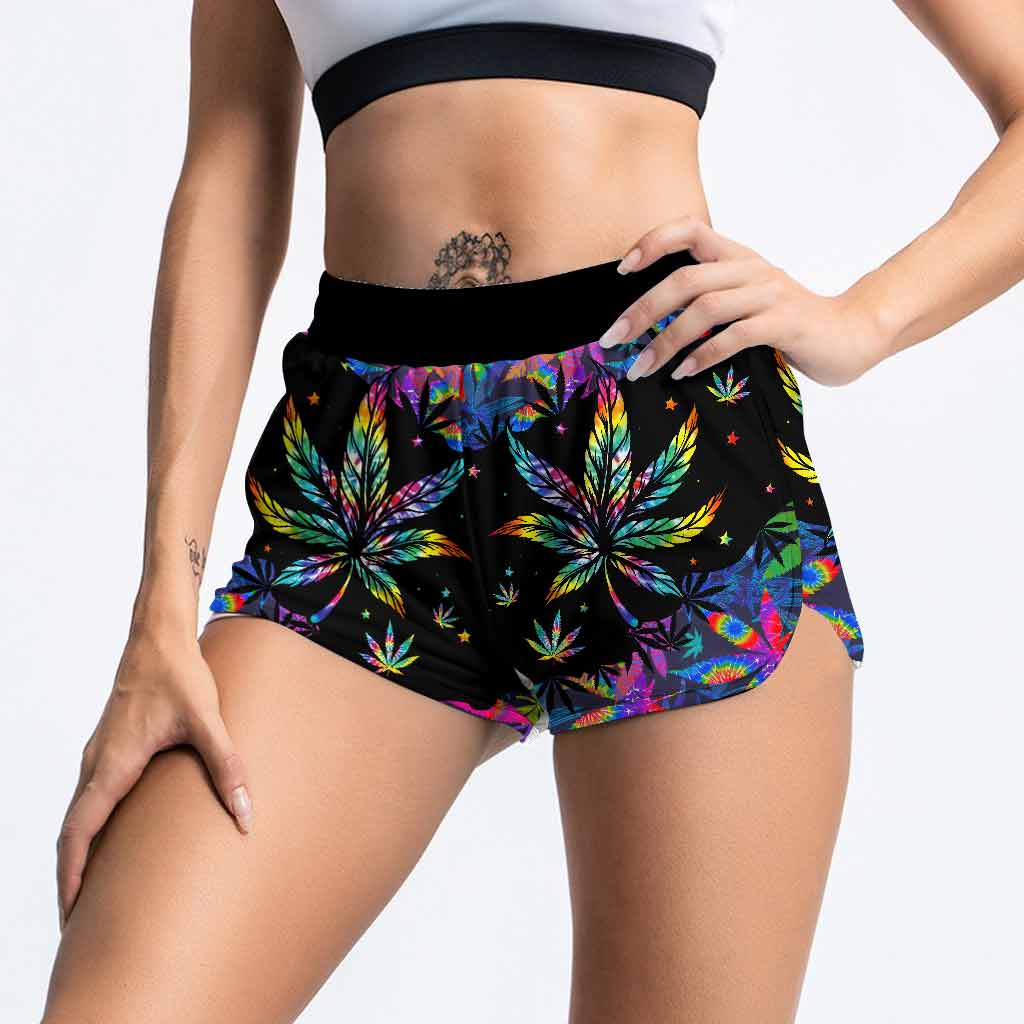 High Life - Personalized Weed Cross Tank Top and Women Shorts