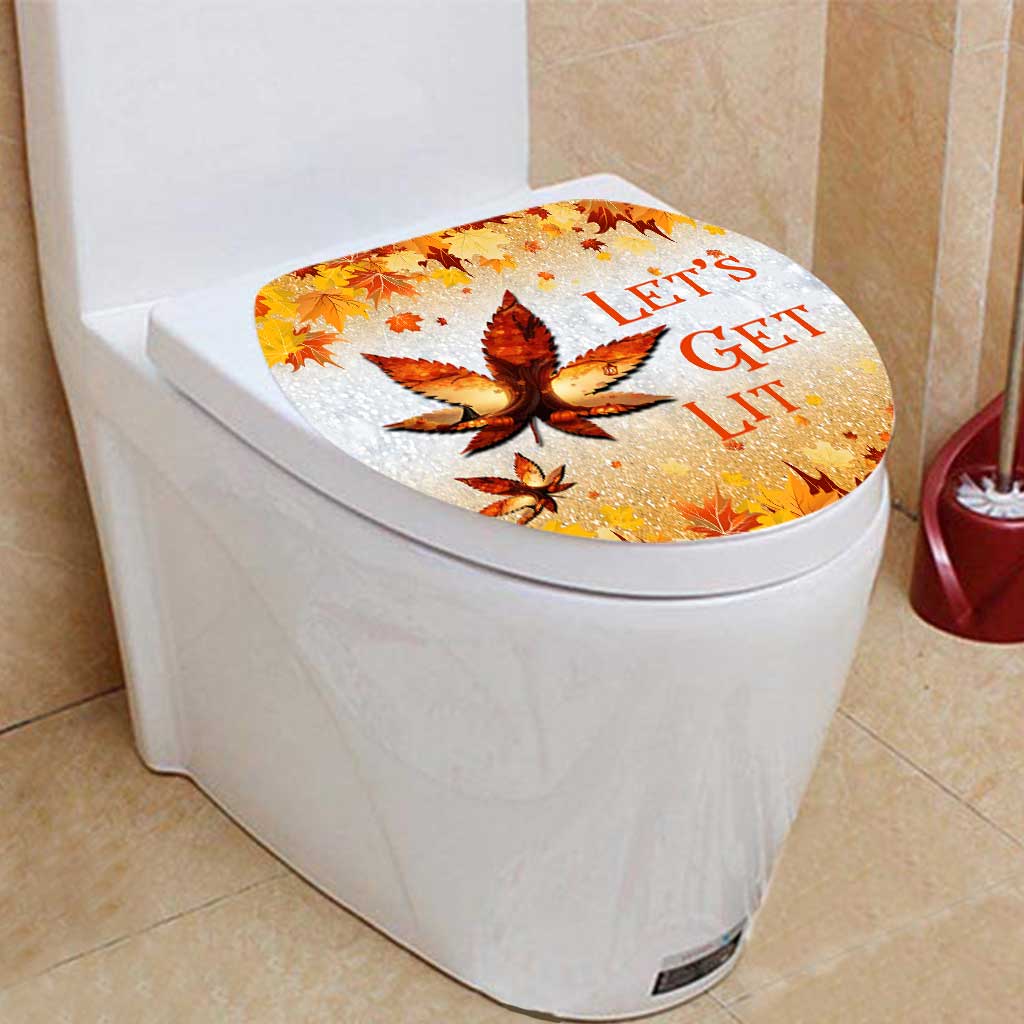 It's The Most Wonderful Time - Weed Bathroom Curtain & Mats Set
