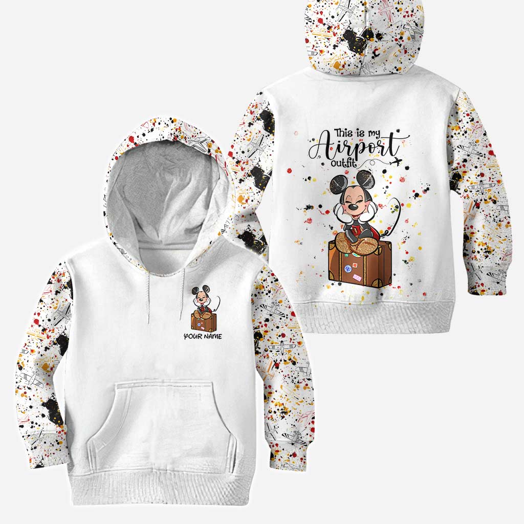 This Is My Airport Outfit - Personalized Mouse Hoodie and Leggings