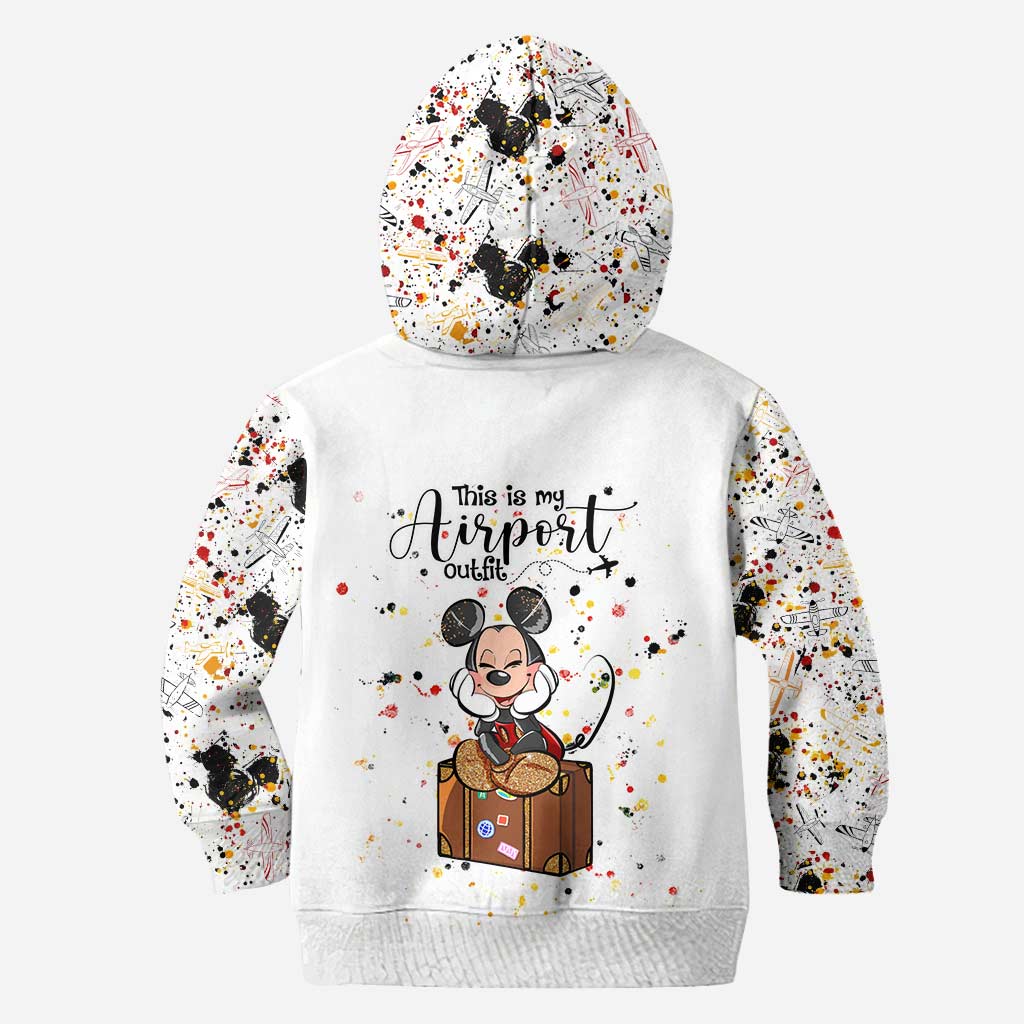 This Is My Airport Outfit - Personalized Mouse Hoodie and Leggings