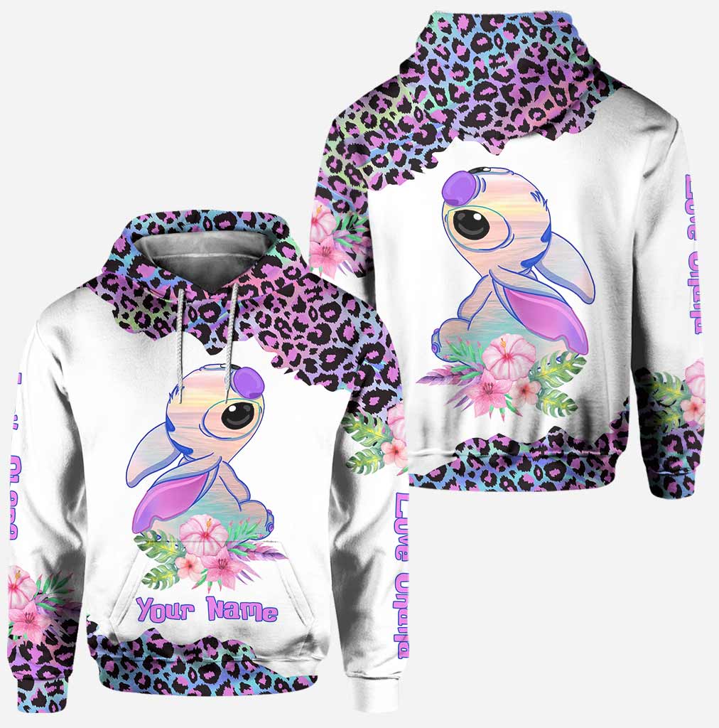 Love Ohana Hologram - Personalized Hoodie and Leggings