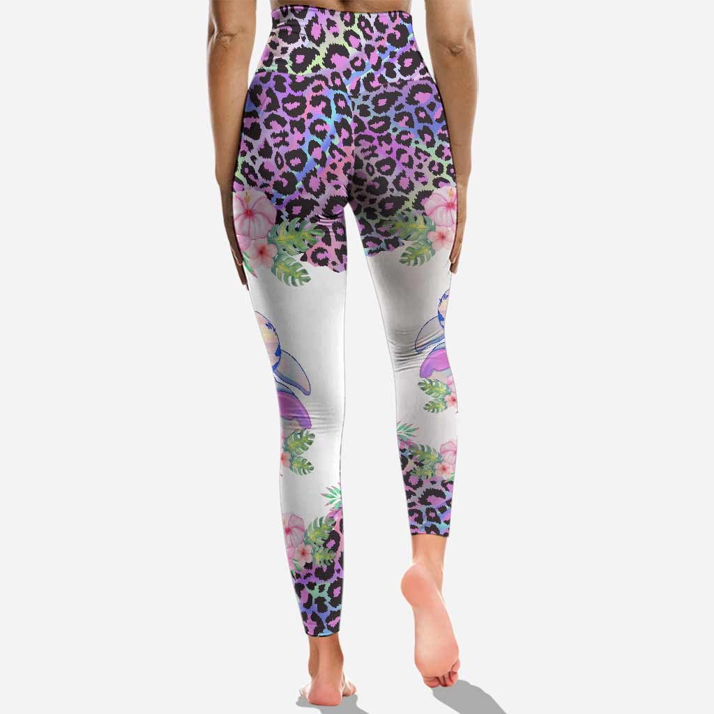 Love Ohana Hologram - Personalized Hoodie and Leggings