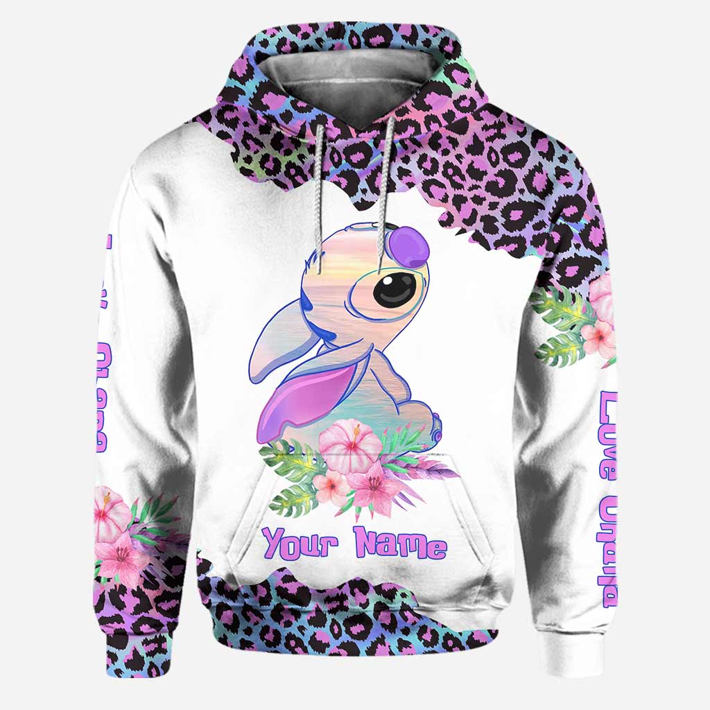 Love Ohana Hologram - Personalized Hoodie and Leggings