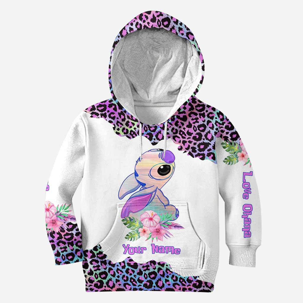 Love Ohana Hologram - Personalized Hoodie and Leggings