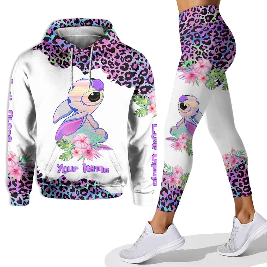 Love Ohana Hologram - Personalized Hoodie and Leggings
