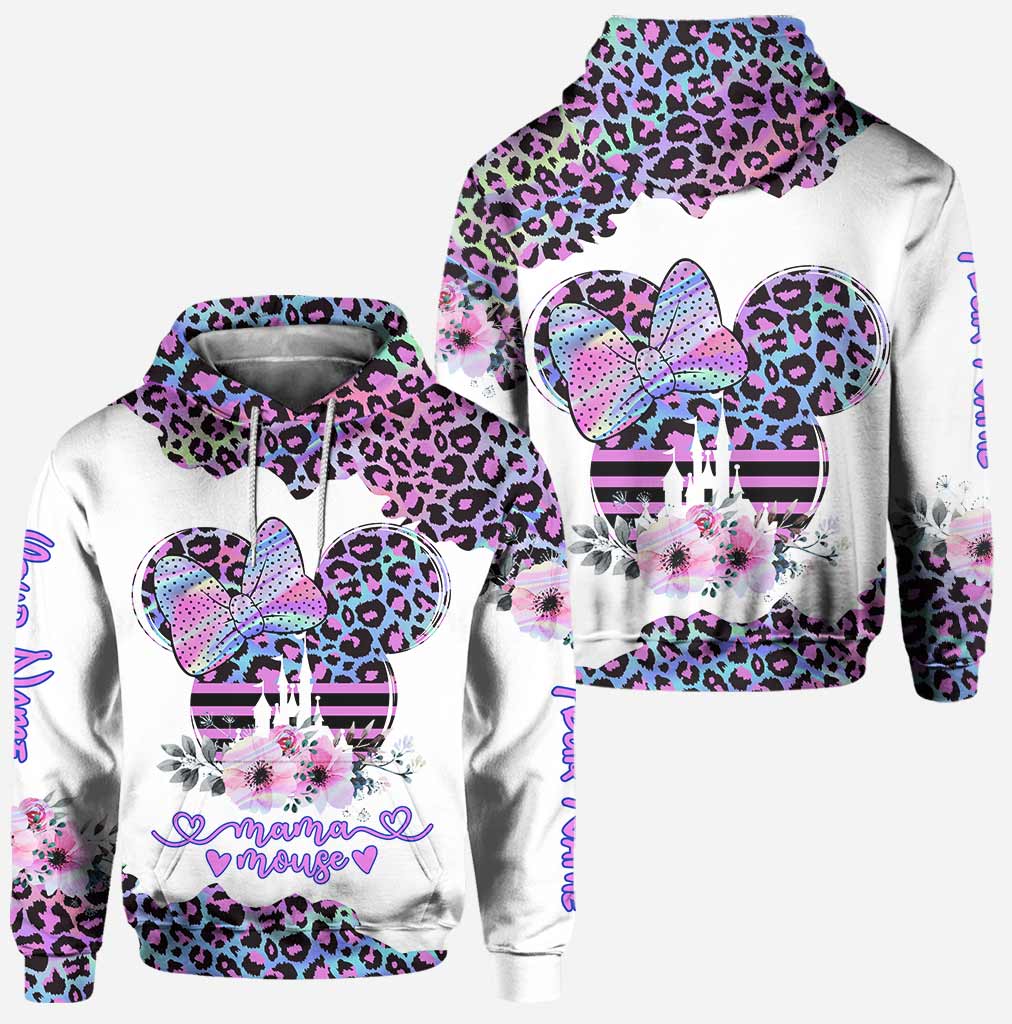Mama Mouse Hologram - Personalized Mouse Hoodie and Leggings