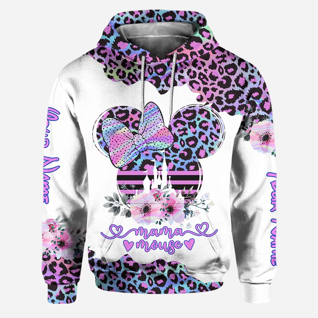 Mama Mouse Hologram - Personalized Mouse Hoodie and Leggings