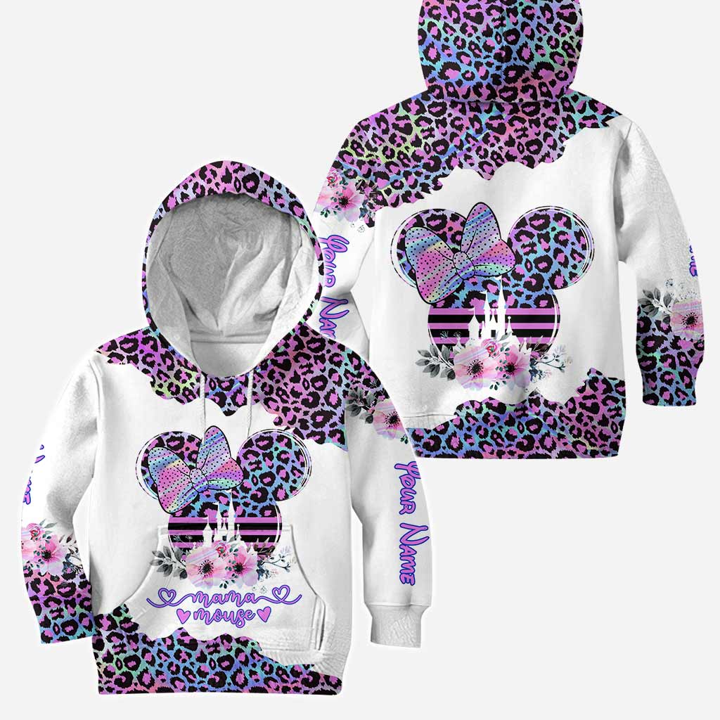 Mama Mouse Hologram - Personalized Mouse Hoodie and Leggings