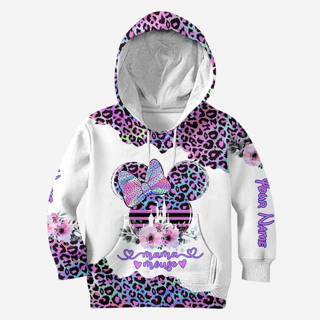 Mama Mouse Hologram - Personalized Mouse Hoodie and Leggings