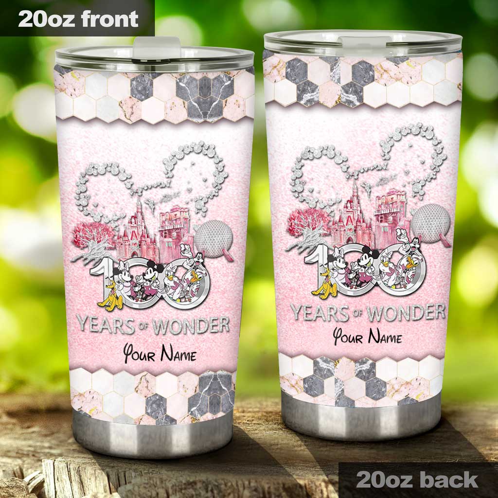 100 Years Of Magic Pink - Personalized Mouse Tumbler