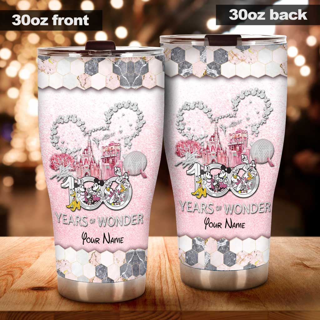 100 Years Of Magic Pink - Personalized Mouse Tumbler