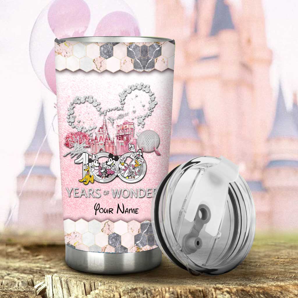 100 Years Of Magic Pink - Personalized Mouse Tumbler