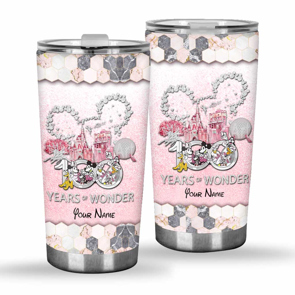 100 Years Of Magic Pink - Personalized Mouse Tumbler
