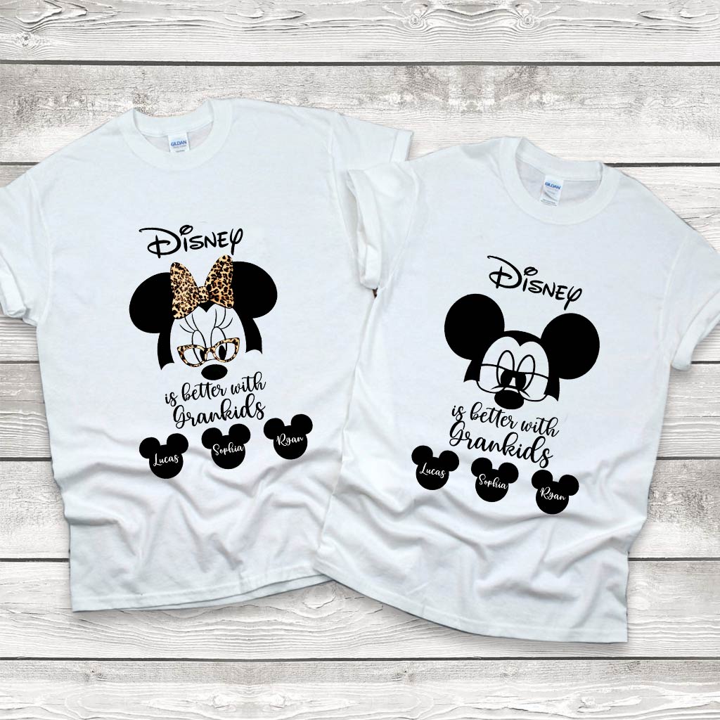 Magic With My Grandkids - Personalized Mouse T-shirt and Hoodie