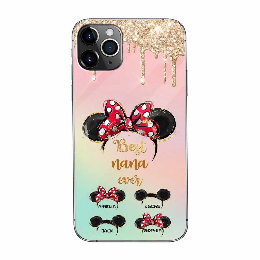 Happiest Nana Ever - Personalized Mother's Day Mouse Phone Case