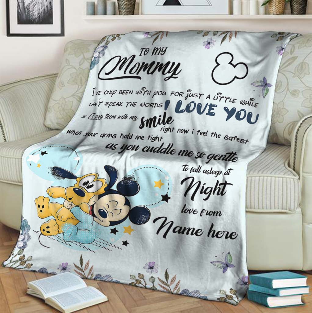 To My Mom - Personalized Mother's Day Mouse Blanket