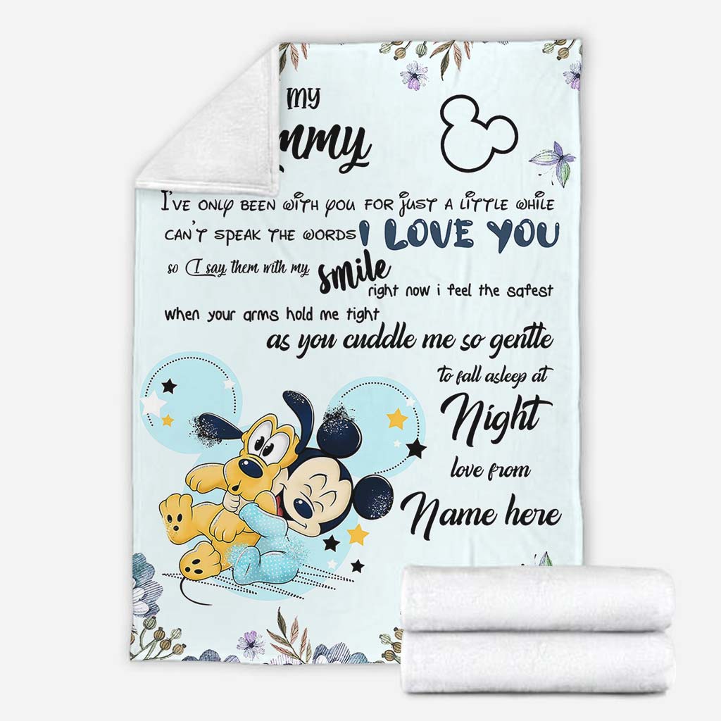 To My Mom - Personalized Mother's Day Mouse Blanket