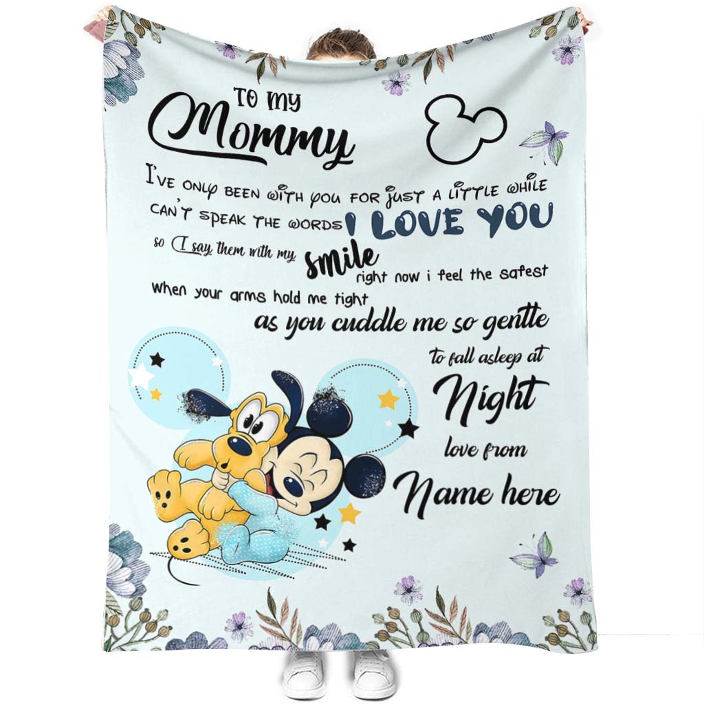 To My Mom - Personalized Mother's Day Mouse Blanket