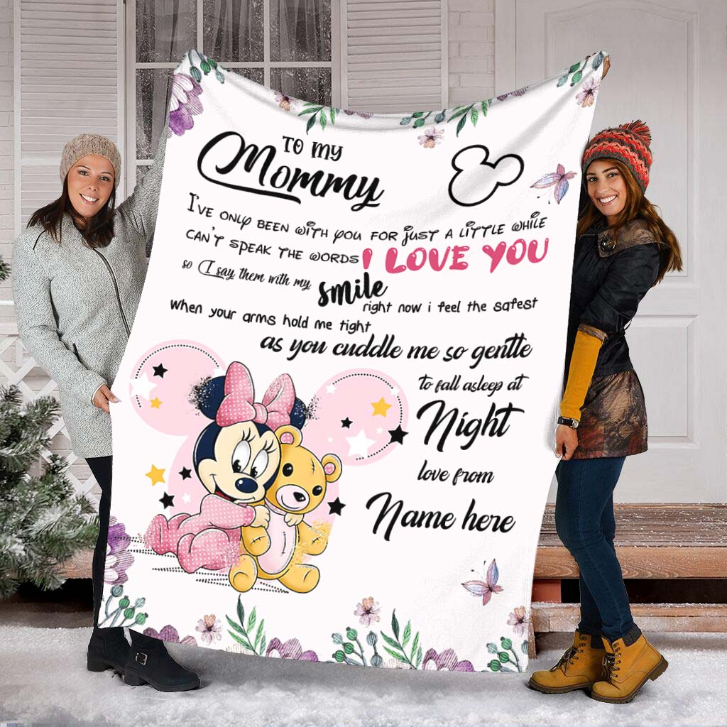 To My Mom - Personalized Mother's Day Mouse Blanket