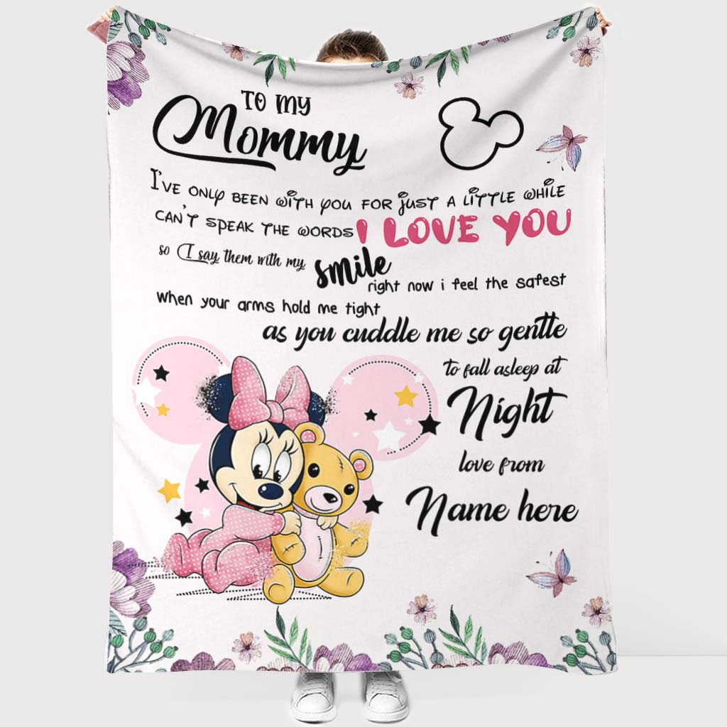 To My Mom - Personalized Mother's Day Mouse Blanket