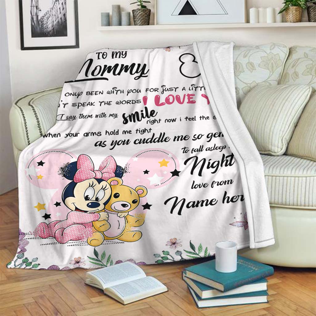 To My Mom - Personalized Mother's Day Mouse Blanket