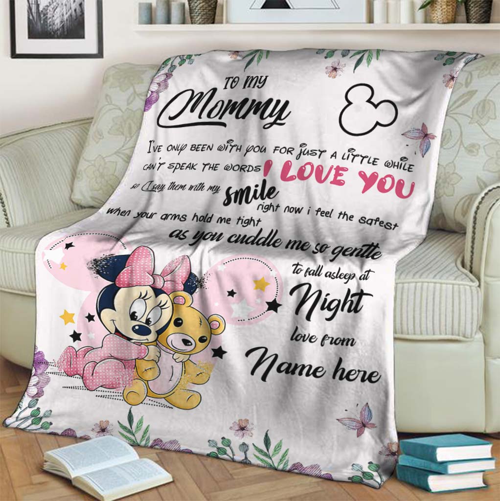 To My Mom - Personalized Mother's Day Mouse Blanket