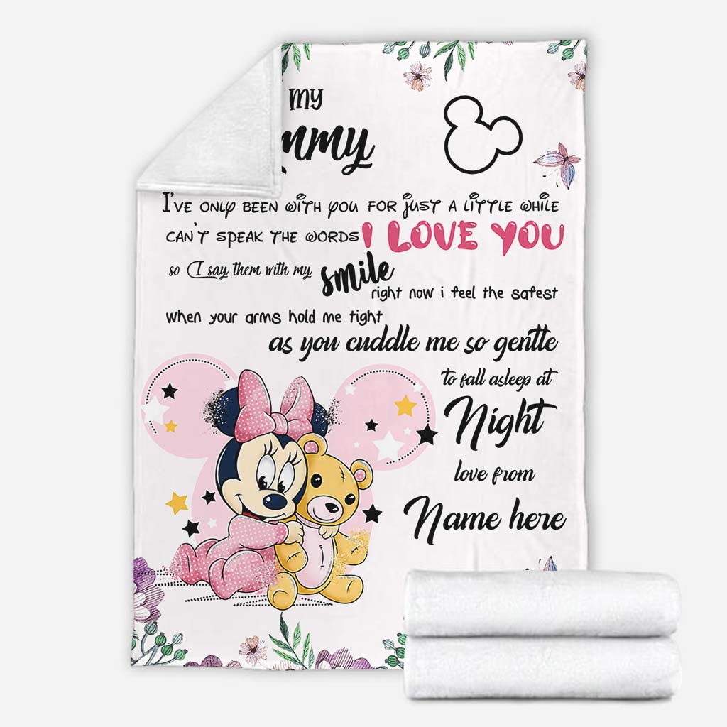 To My Mom - Personalized Mother's Day Mouse Blanket